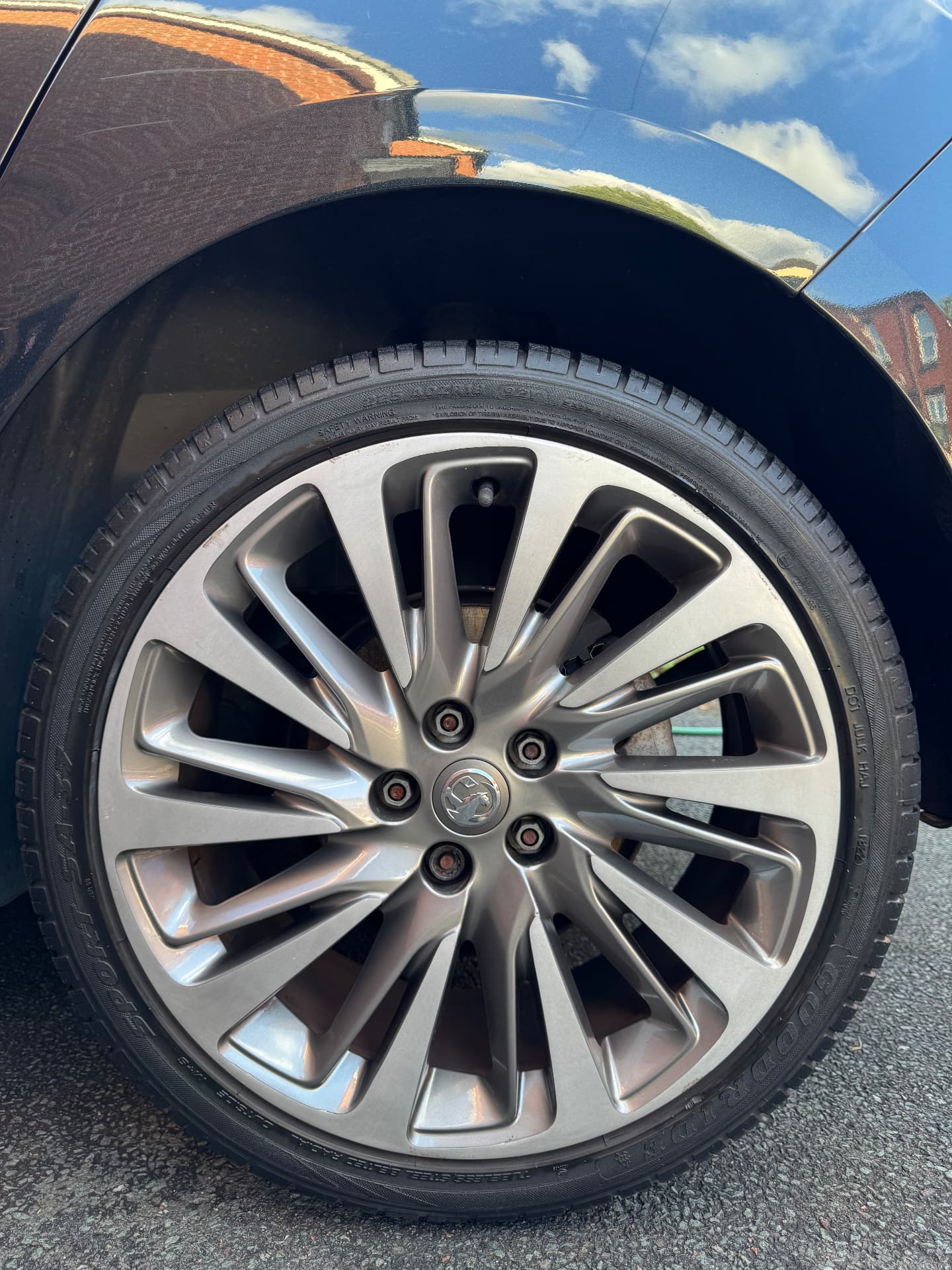Alloy wheel restoration — Chester — after